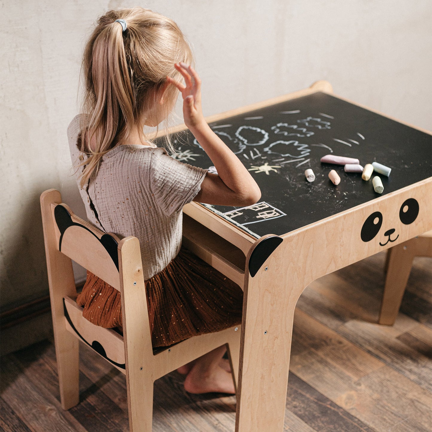 Panda Stuhl - Natürlich