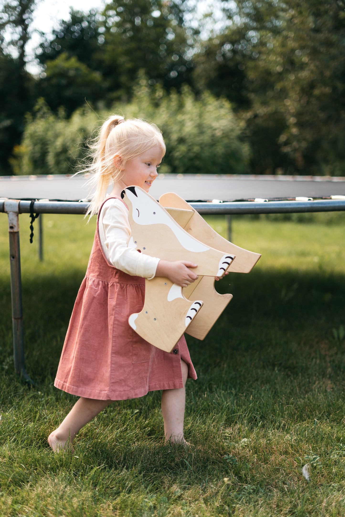 Tritthocker für Kinder - Husky Natürlich