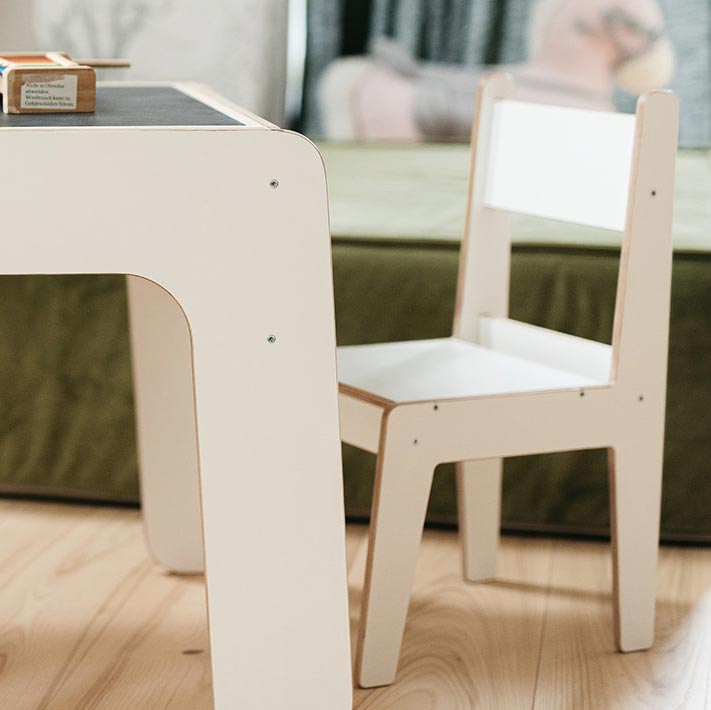 Wilder Stuhl - Weiß