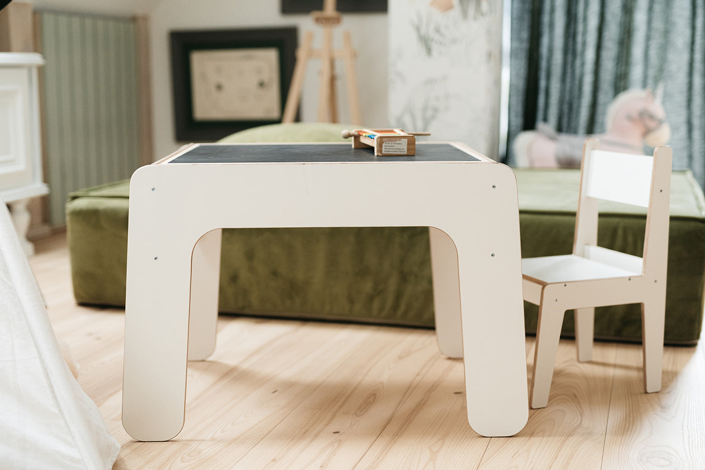 Wilder Tisch - Weiß