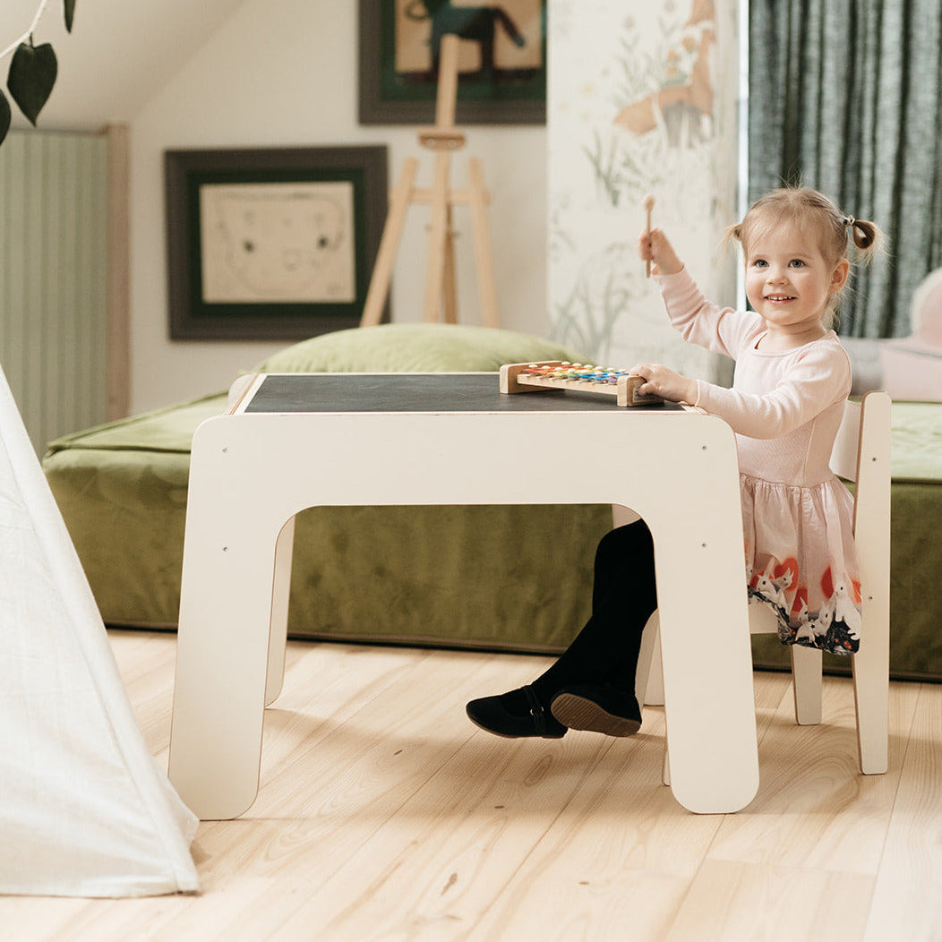 Wilder Tisch - Weiß