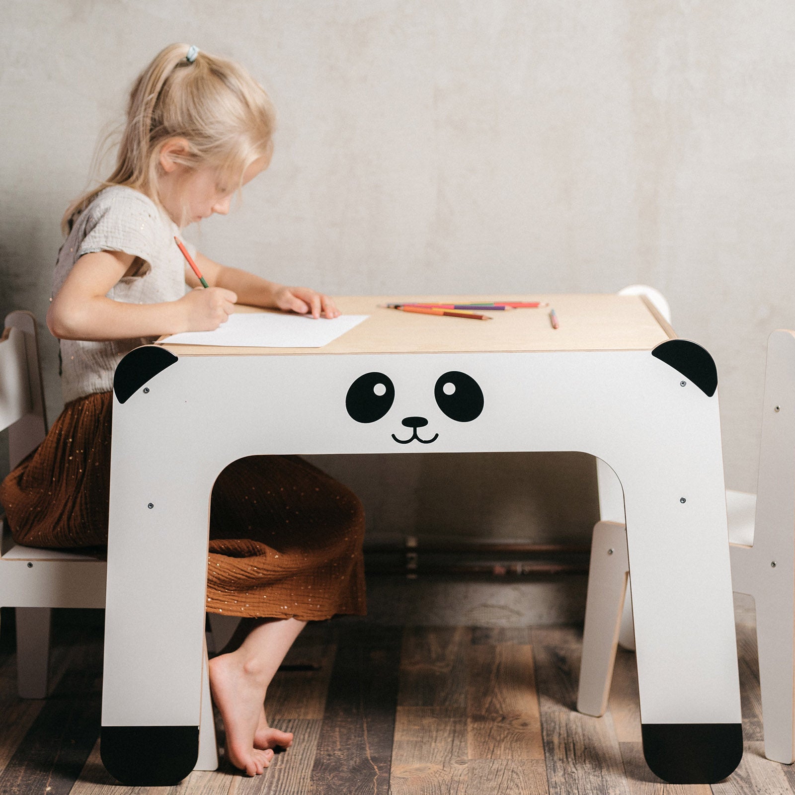 Panda Throws Table Panda Table - White – Wild Kids