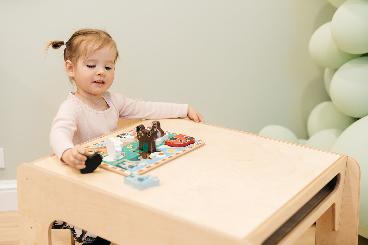 Wild Kids Table and Chair Set - Natural