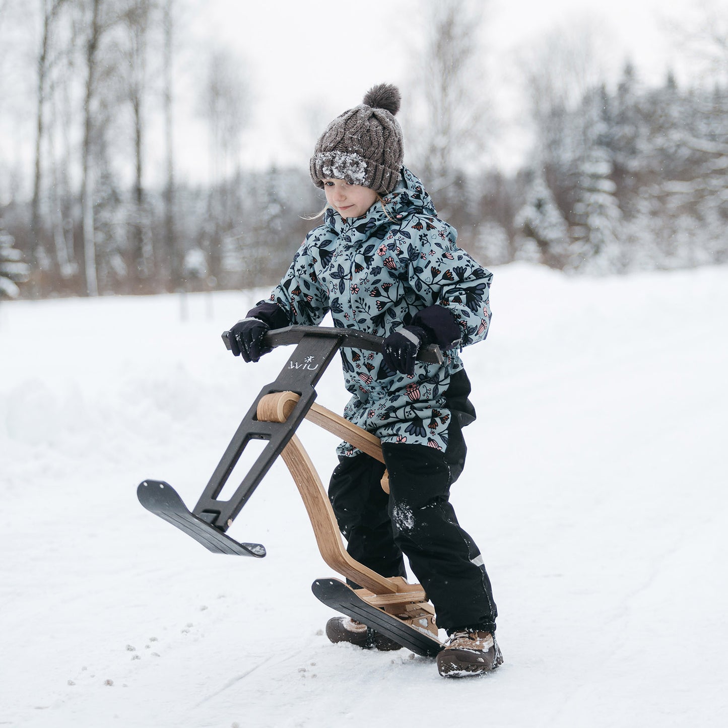 WiU Winter Snowbike für Kinder - Natur